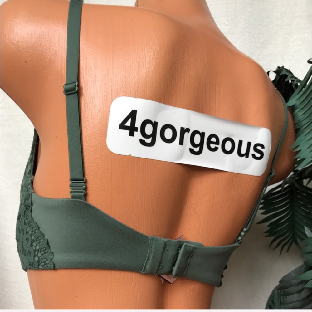 Victoria’s Secret 38,36,34 BODY BY VICTORIA PUSH UP UNLINED BRA ARMY - Picture 6 of 7